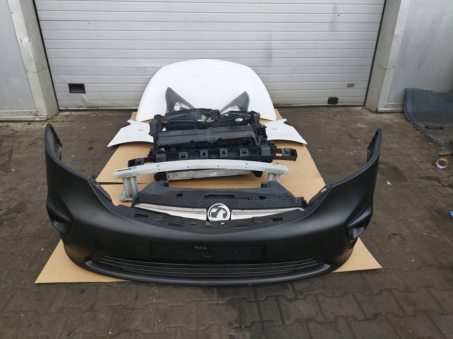 KOMPLETNY PRZOD OPEL VIVARO B VAUXALL 1.6 DCI 14R- MASKA BŁOTNIK ZDERZAK