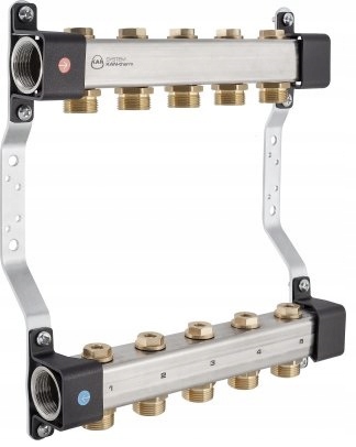 Kan Therm Rvv Inox Flow Rozdzielacz Podłogówki Grzejników 8 Obwodów Sekcji