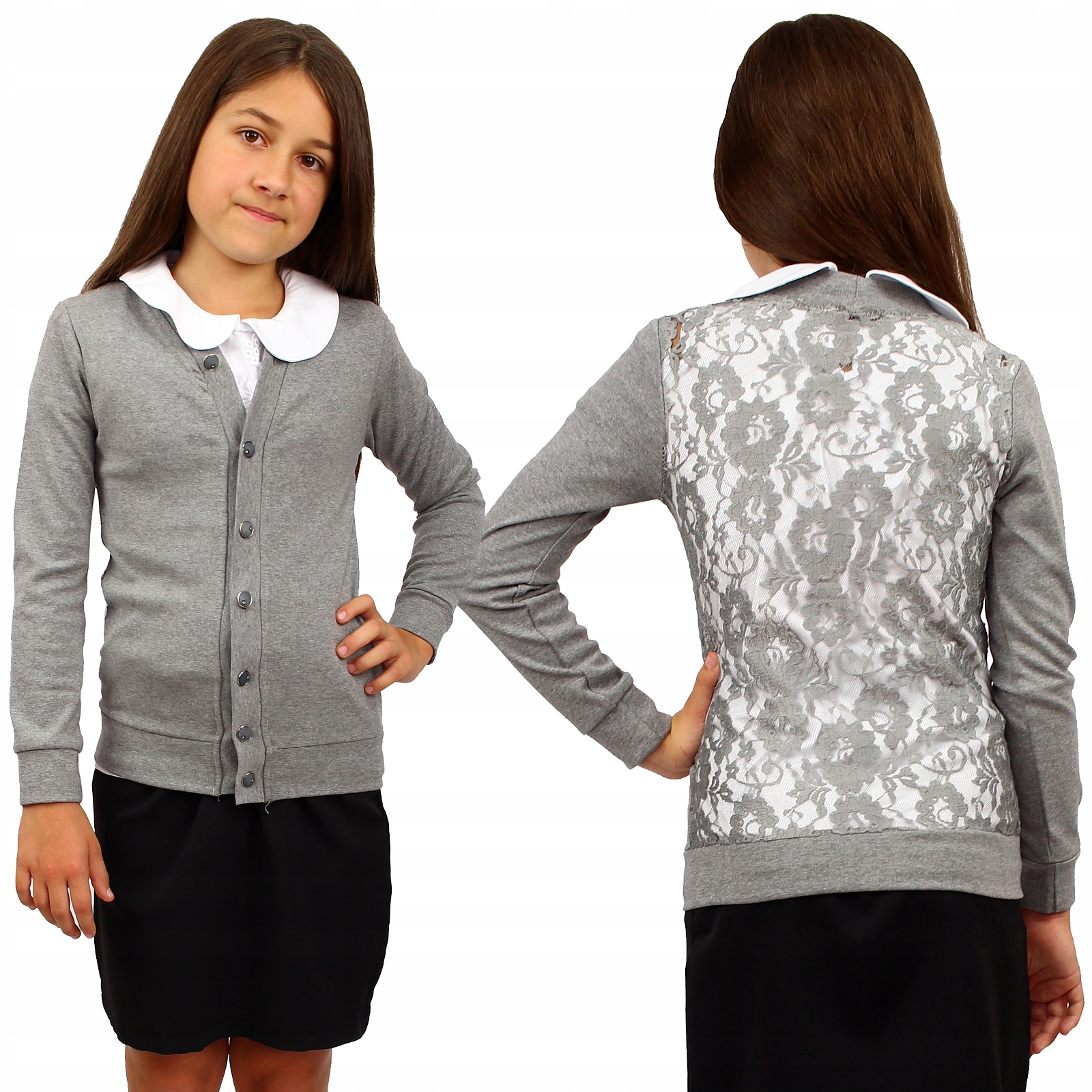 

Bluzka Koronkowa Sweterek Szkoła 164