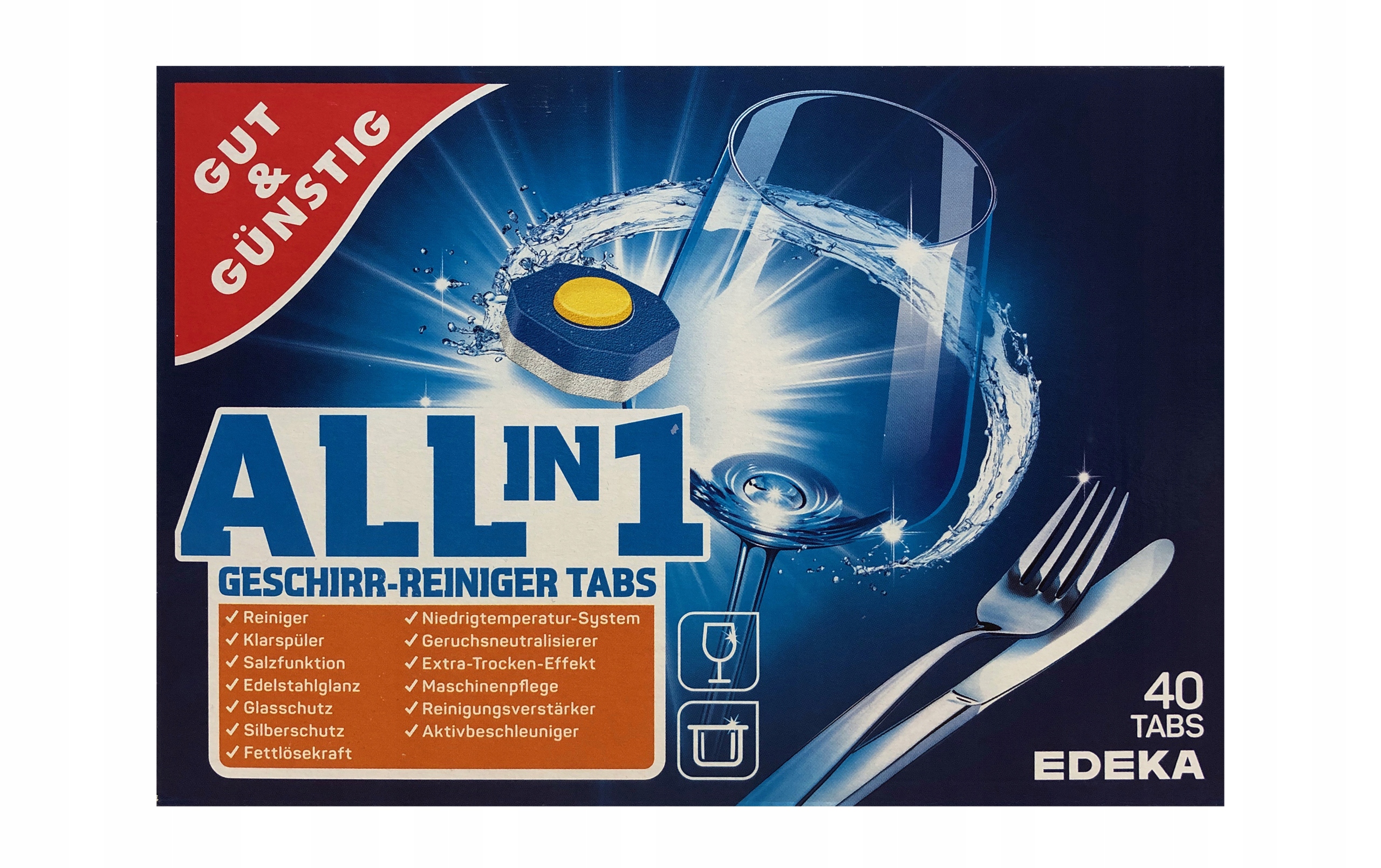 

Tabletki do zmywarki G&g all in one 40 szt.