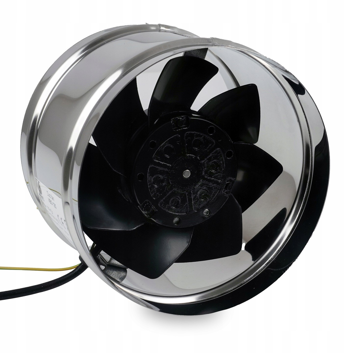 Kanálový ventilátor Tichý 150 mm Vysokoteplotný turbínový VBO-150