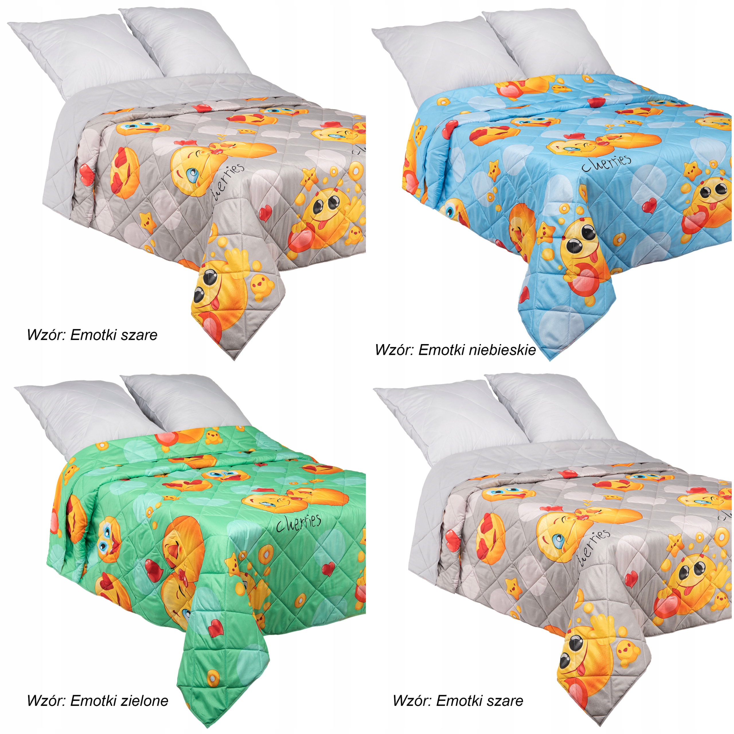 DWUSTRONNA NARZUTA NA ŁÓŻKO PIKOWANA 100X200 Kapa Materiał wykonania mikrofibra