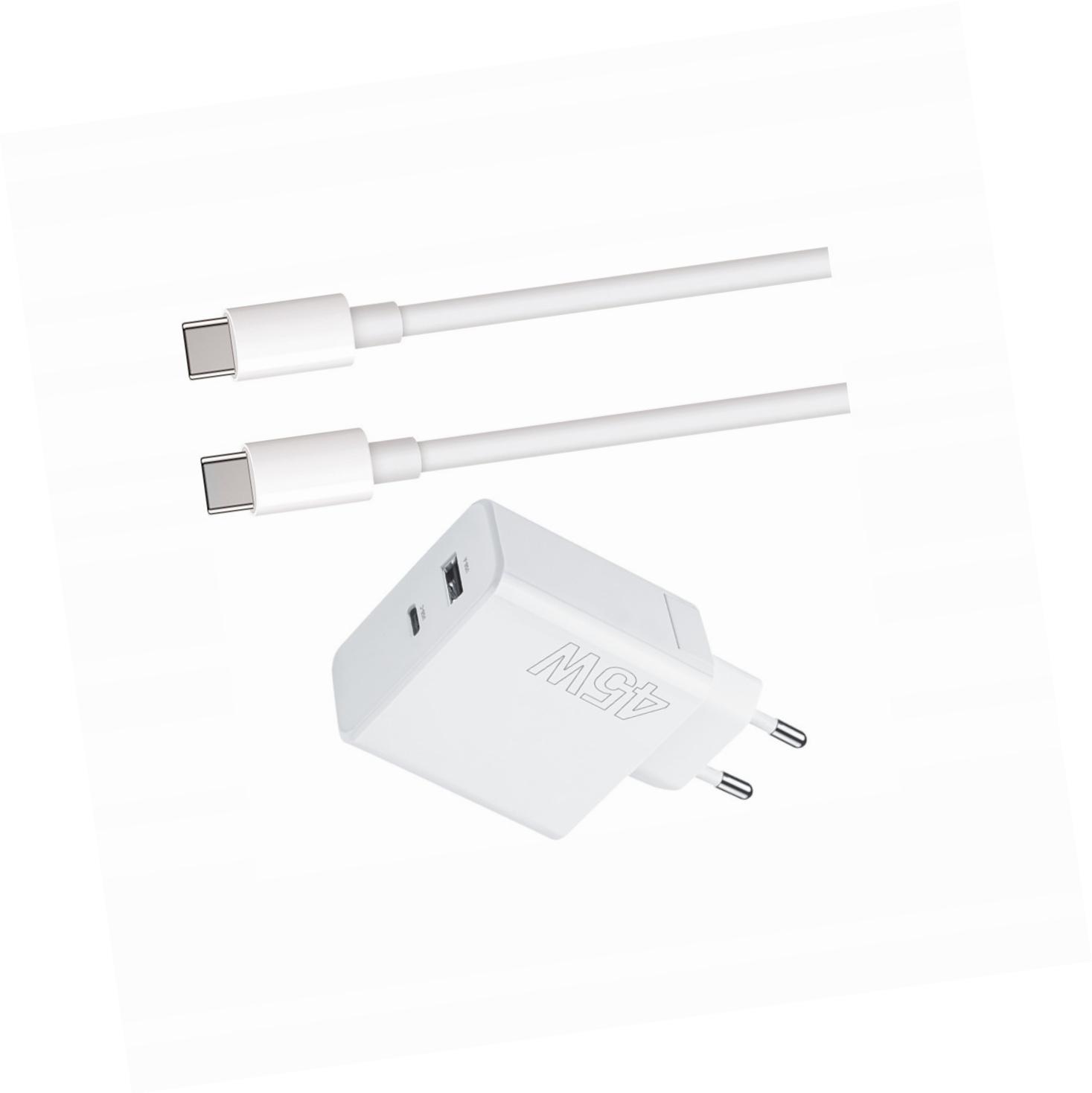 Szybka ładowarka 45W z kablem 1m 2 wejścia do Oppo A91