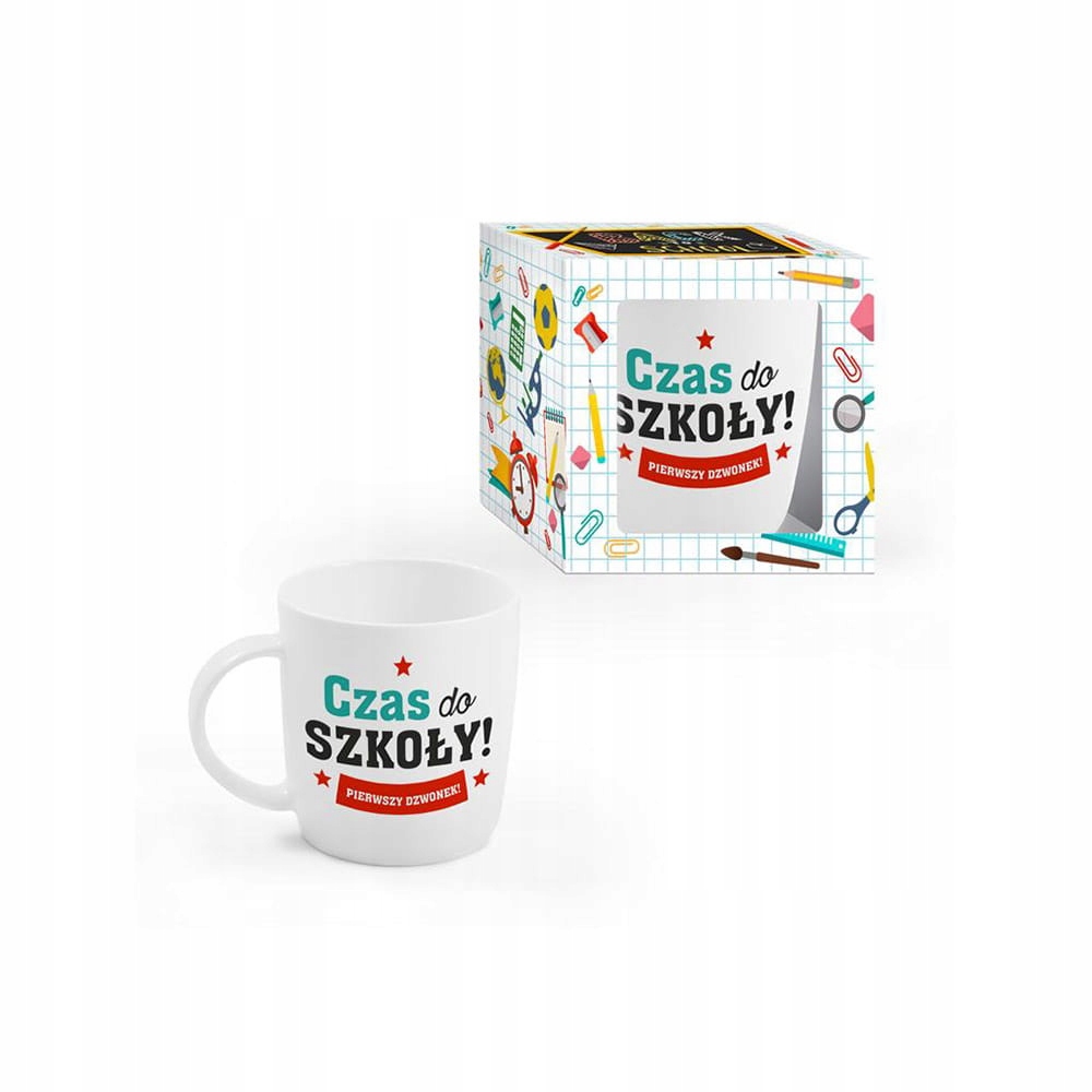 KUBEK NBC NISKI 330 ML "CZAS DO SZKOŁY"