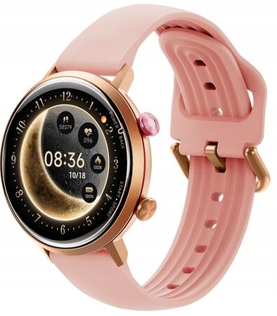 Smartwatch Damski Rubicon RNCF29 Różowy SMARUB291 66+ Trybów Sportowych