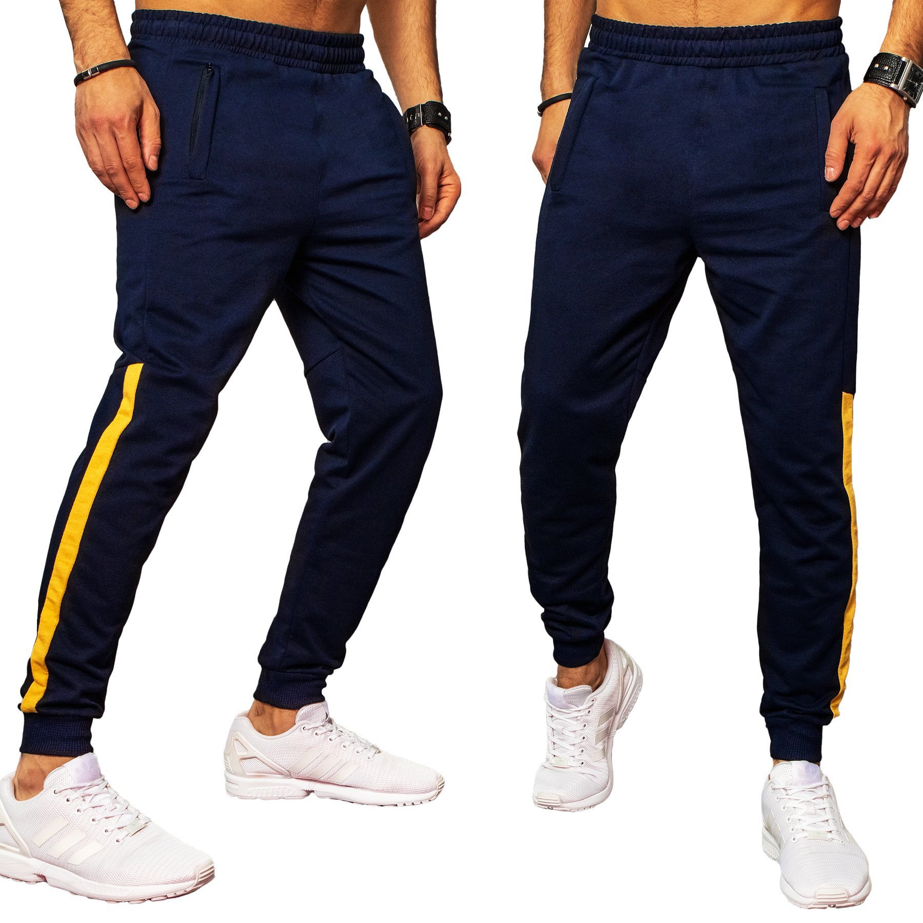 

Męskie Spodnie Dresowe Joggery ux3235 - M