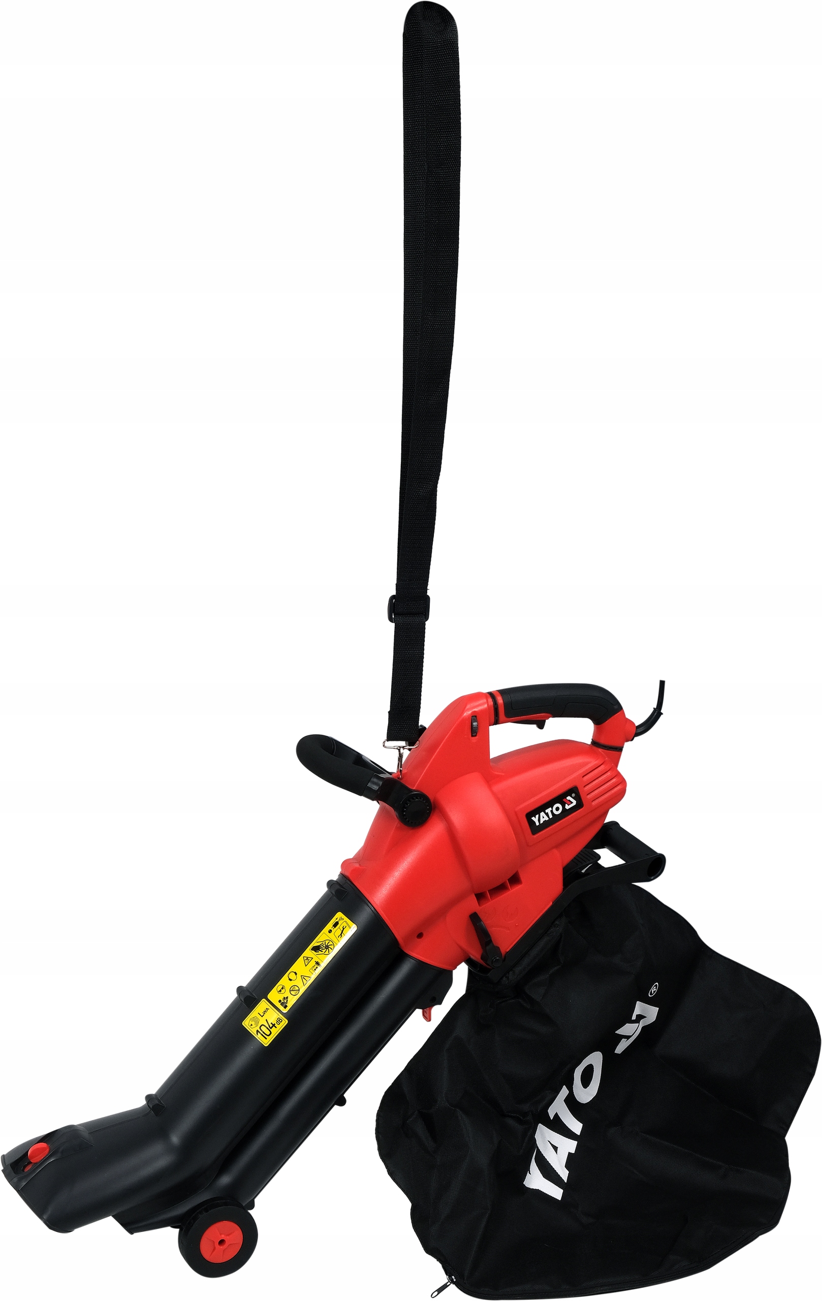 YATO ELEKTRICKÝ FOUKÁČ VYSAVAČ LISTŮ S DRŤÁKEM 3V1 3000W 45L Kód výrobce YT-85182