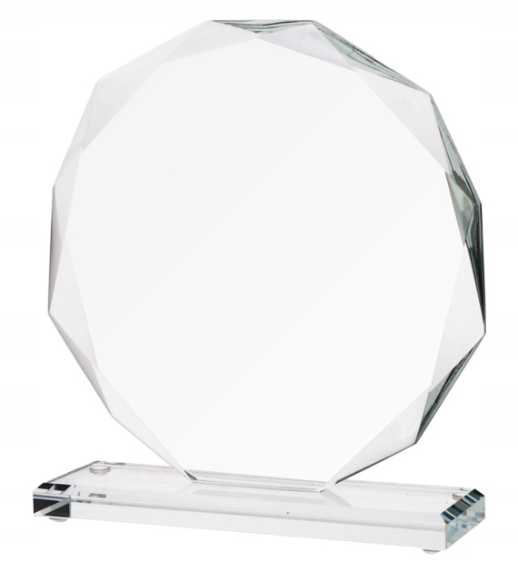 Trofeum szklane 12 cm