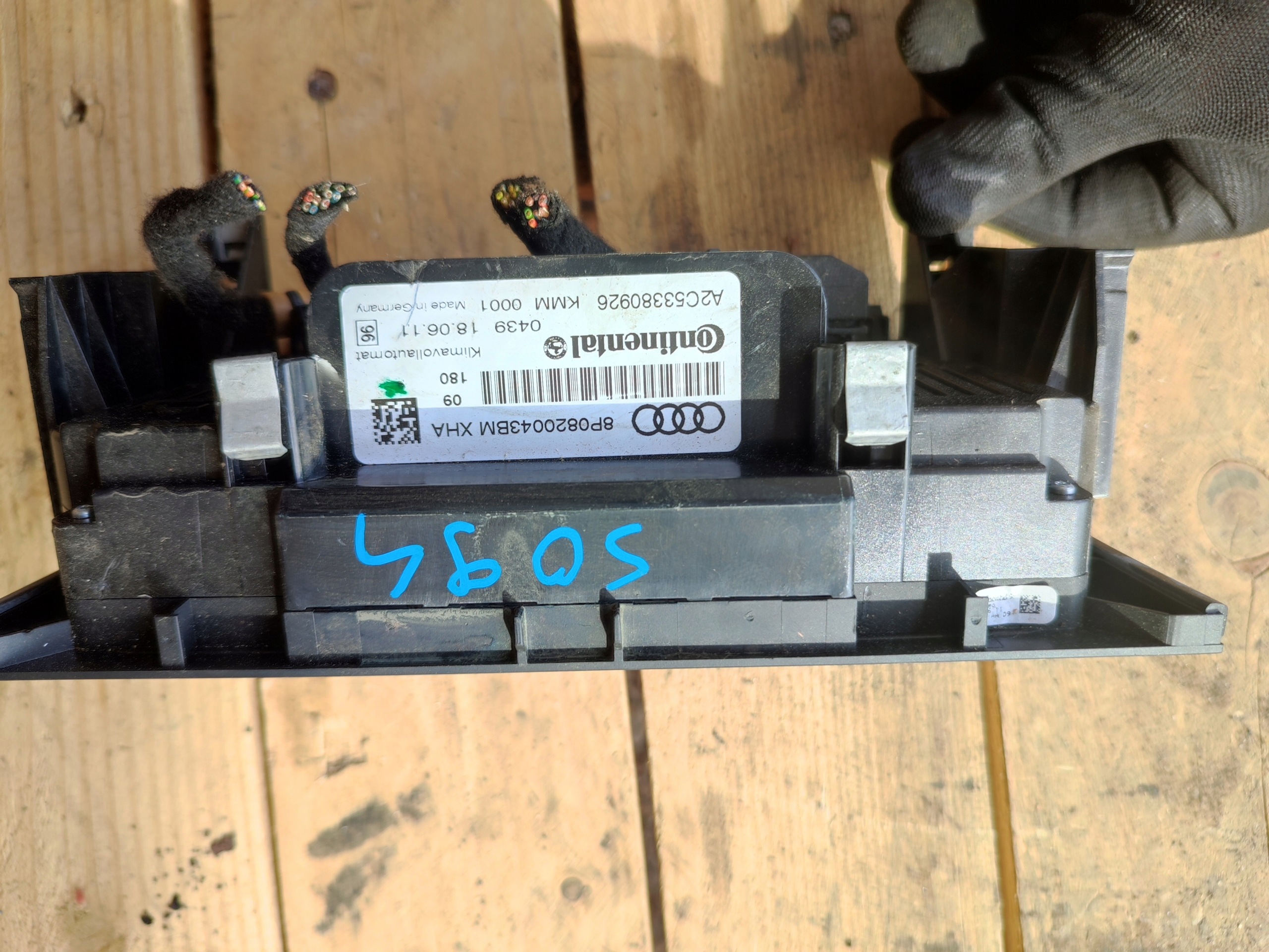 PANEL Schalter klimaanlage AUDI A3 8P 8P0820043BM