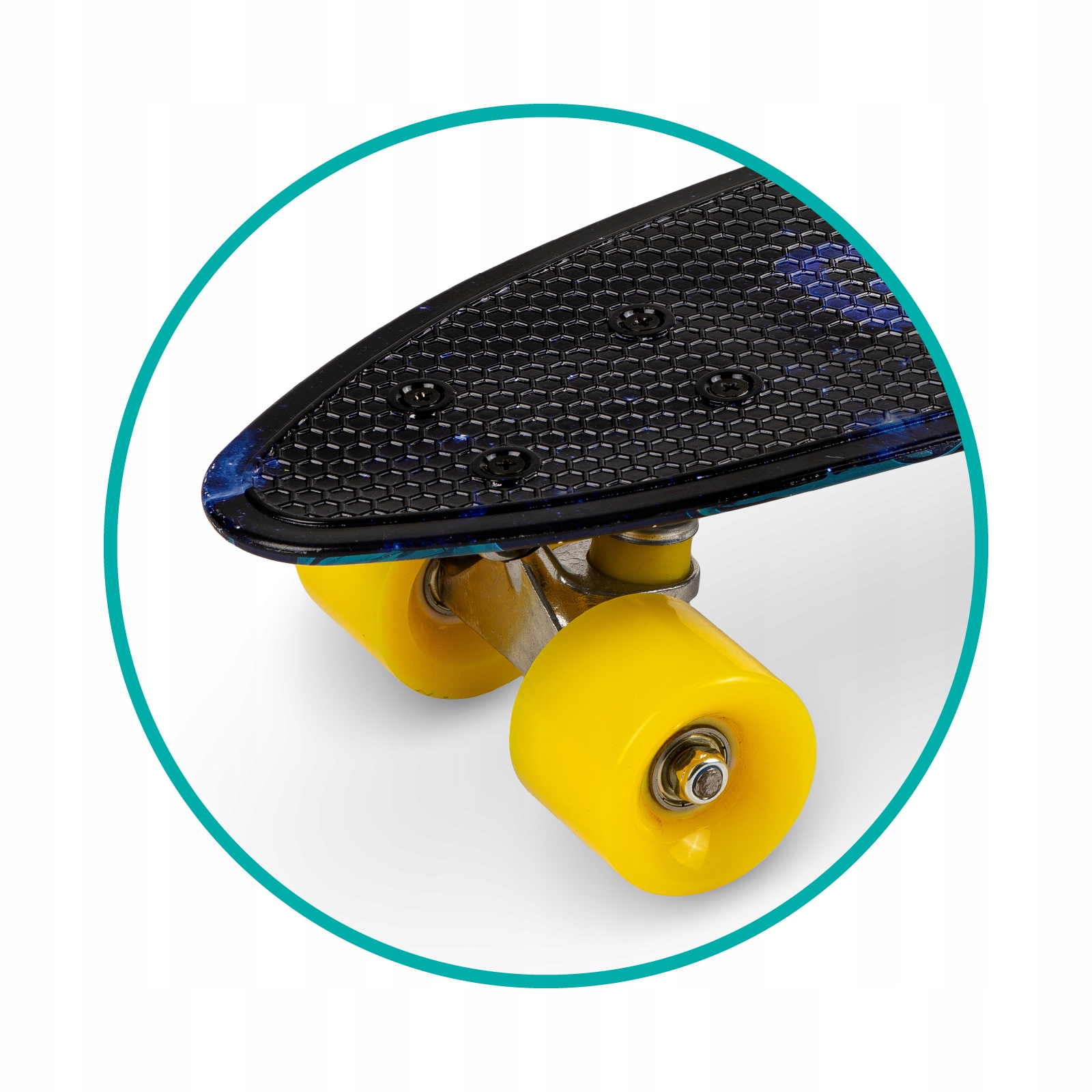 DESKOROLKA DLA DZIECI FISZKA - QKIDS GALAXY - ANTYPOŚLIZGOWA KAUCZUK ABEC-7 Model na prezent