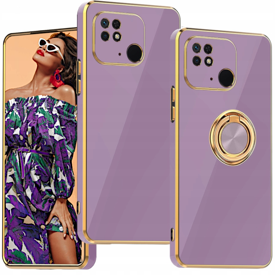 ETUI GLAMOUR + RING DO REDMI 10C + SZKŁO Kod producenta HFZ01D-10