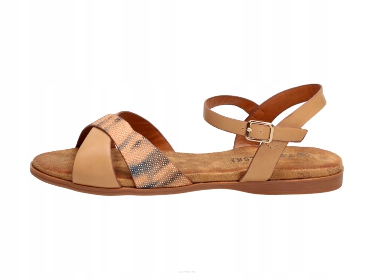 

Beżowe sandały damskie T.sokolski L21-51 r38