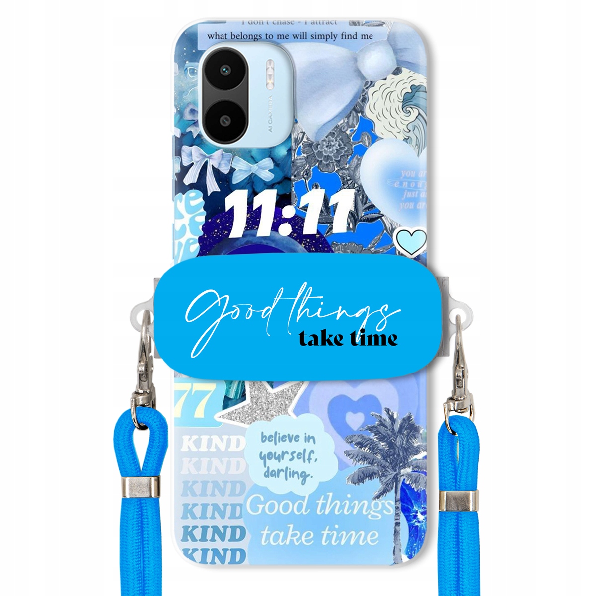 Puzdro pre Xiaomi Redmi A1 Držiak Crossbody vodítko Good Things Sea Lata