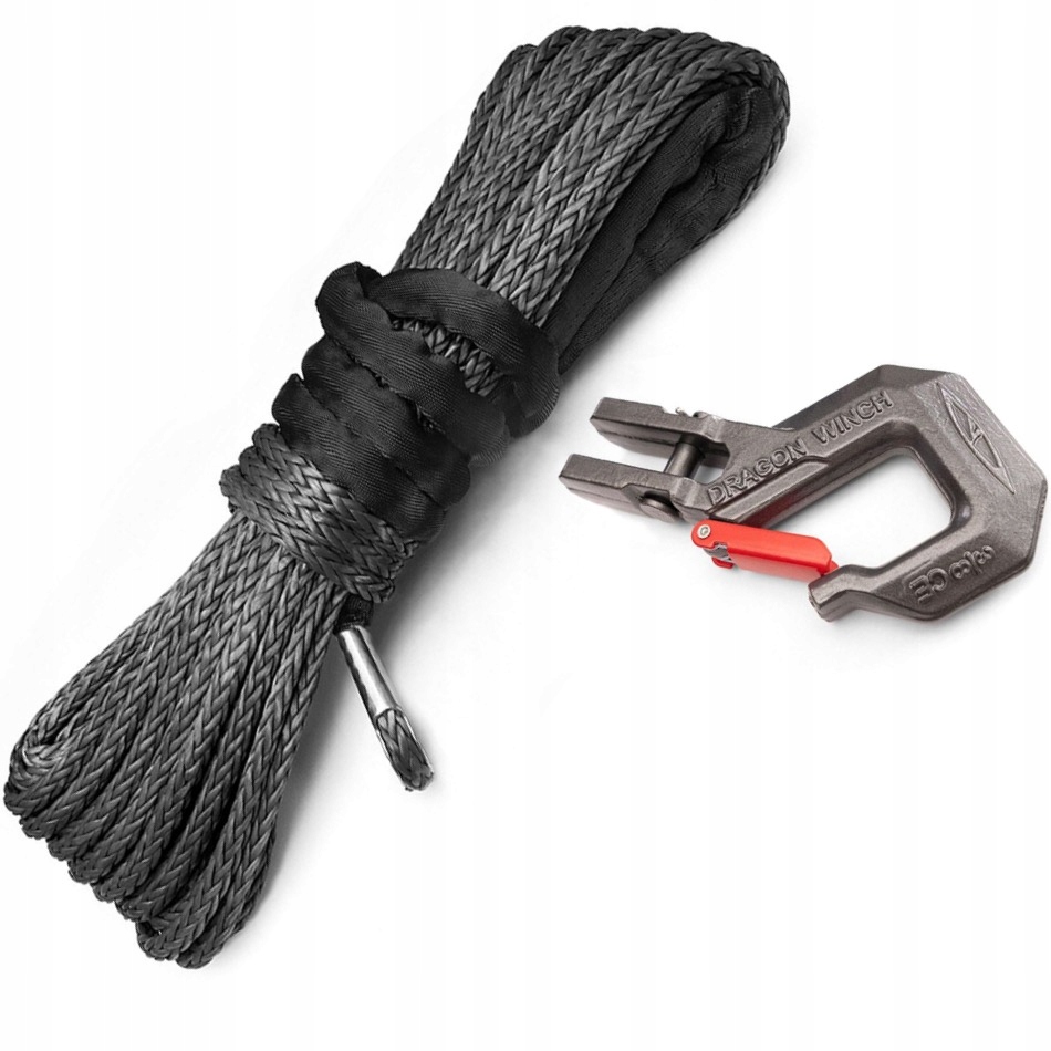 SZINTETIKUS KÖTÉL 20M 10mm CSÖRLŐ KAMPÓ 12000 13000 LB