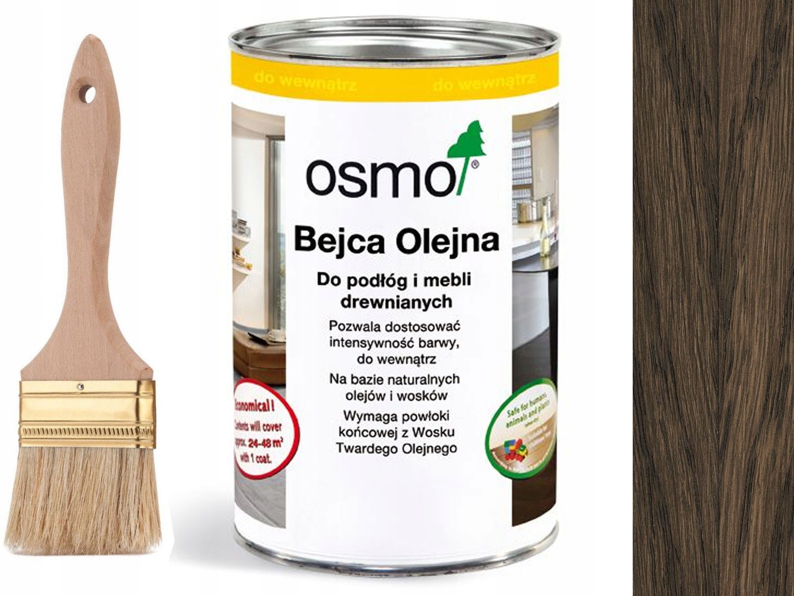 Osmo 3590 Olejová farba na podlahu Čierna 2,5L