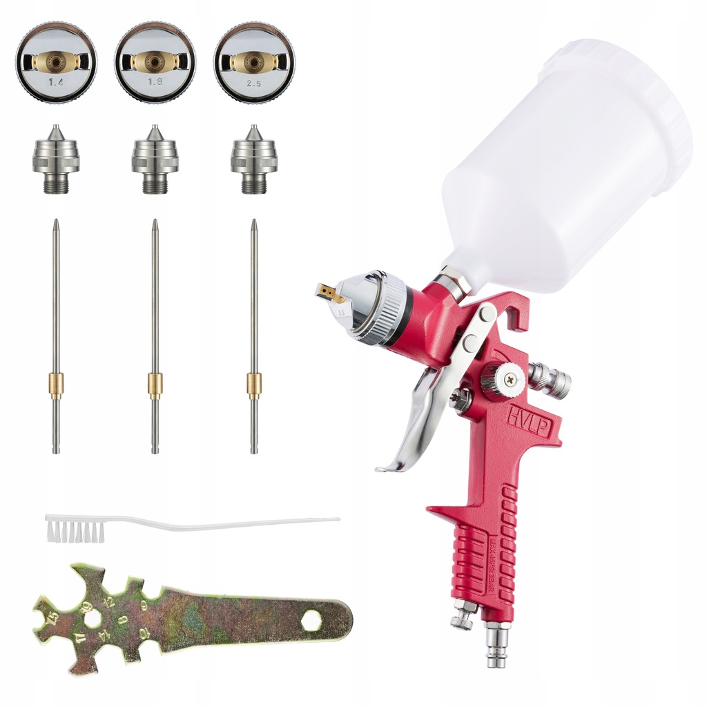 Lakovací pistole na malování 1,4 1,8 2,5