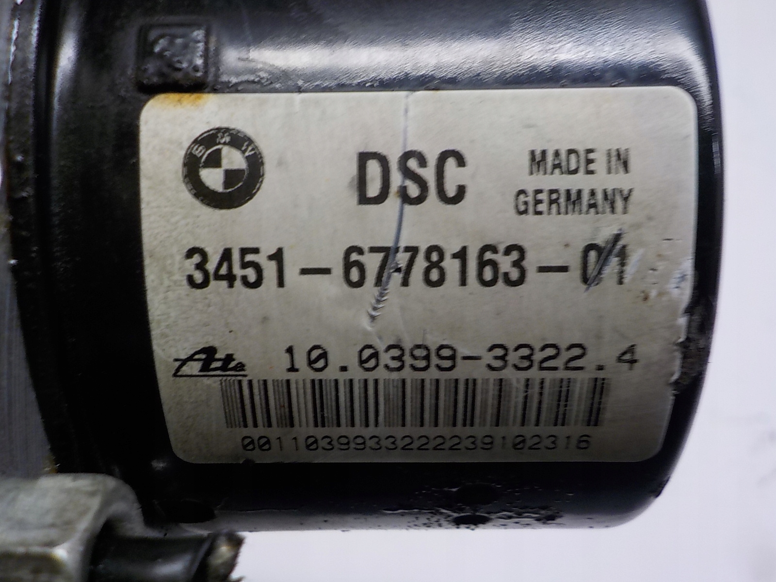 BMW 3 (E90) Pompa ABS 6778163 10.0399-3322.4 6778164 10.0960-0834.3