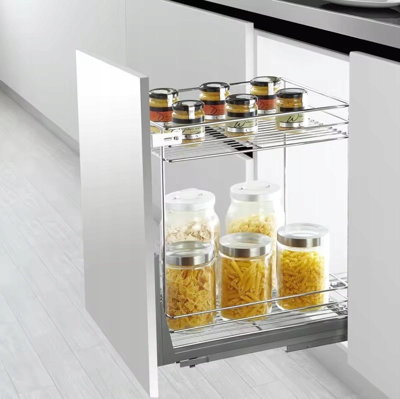 KOSZ CARGO 30 TMY CHROM CICHY DOMYK 300 MM REGULACJA 3D - 2 PÓŁKI Kod producenta KCD-30-01