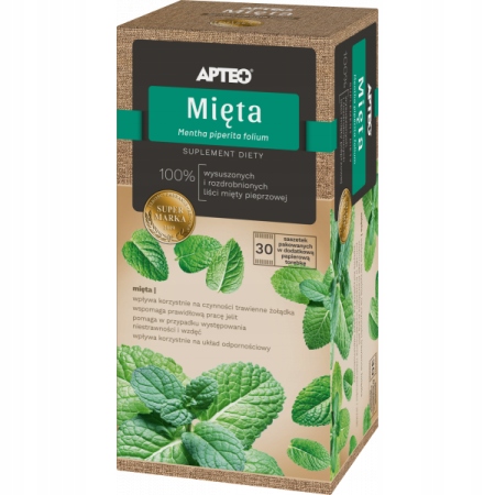 

Mięta herbatka 30 sasz. Apteo Natura