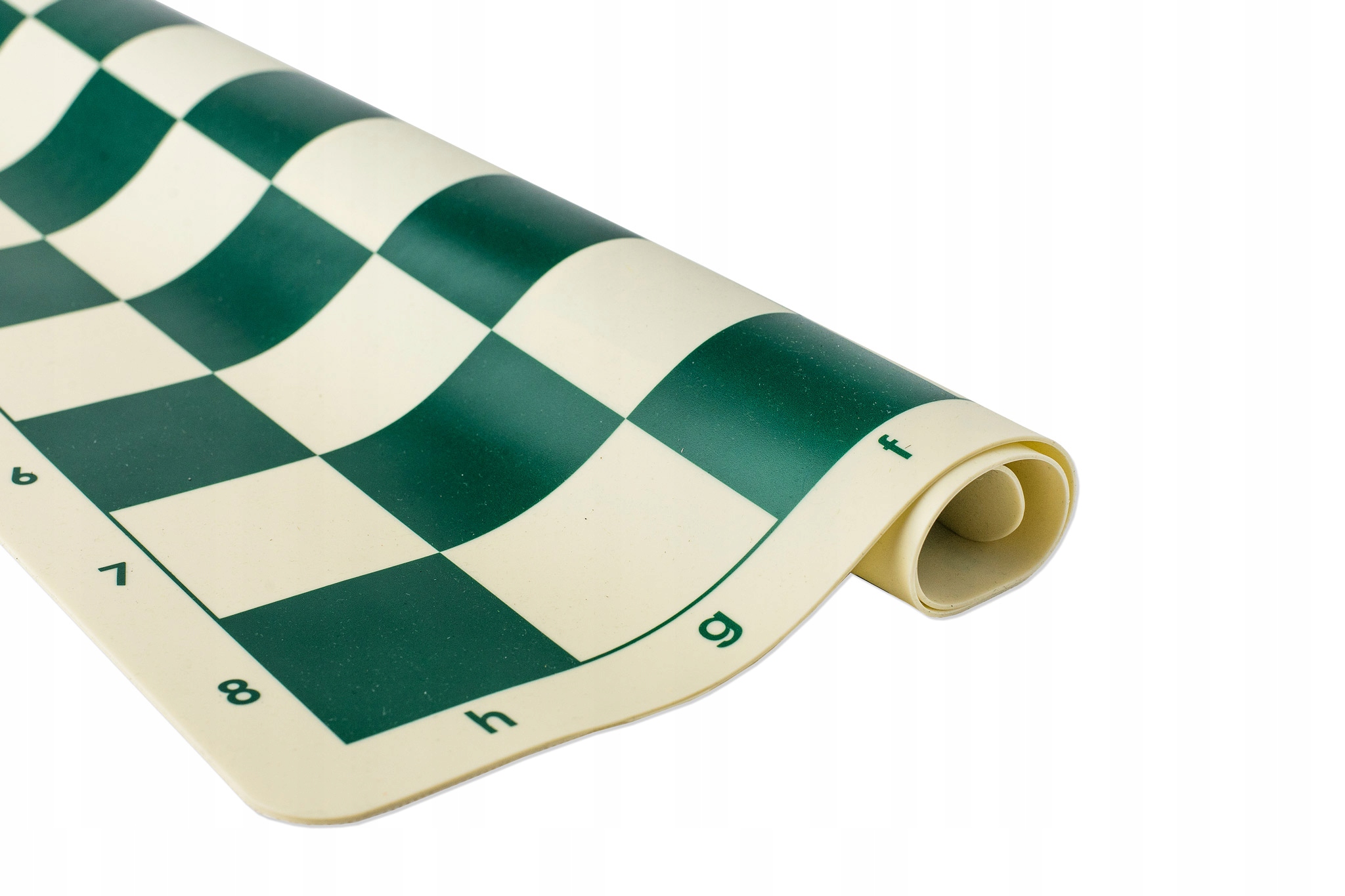 Szachownica silikonowa nr 6 Pole 58 mm| biało zielona miękka trwała