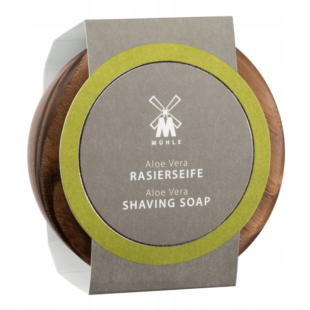 Muhle Aloe Vera Shaving Soap – mýdlo na holení v dřevěném kelímku s aloe
