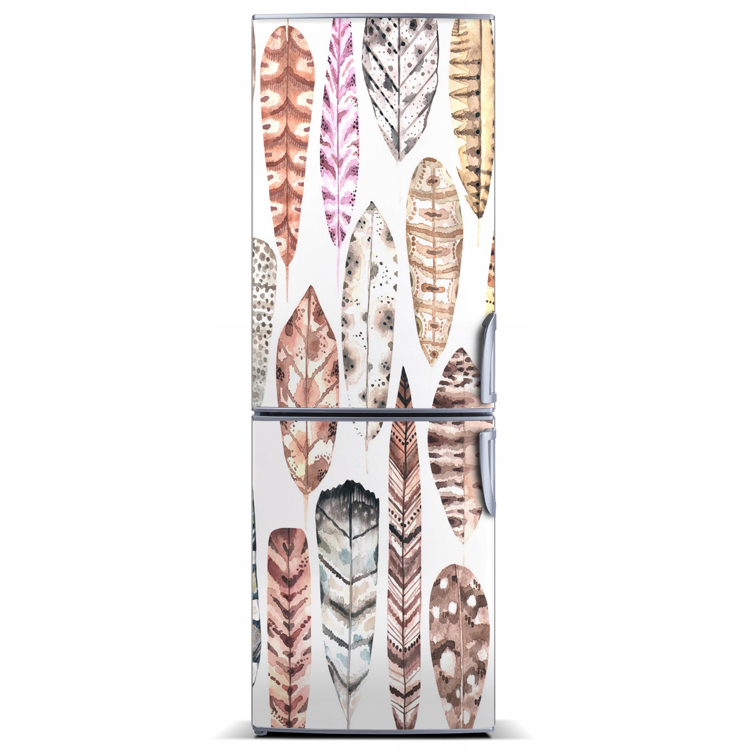 

Magnes Tapeta na lodówkę Kolorowe pióra 60x180