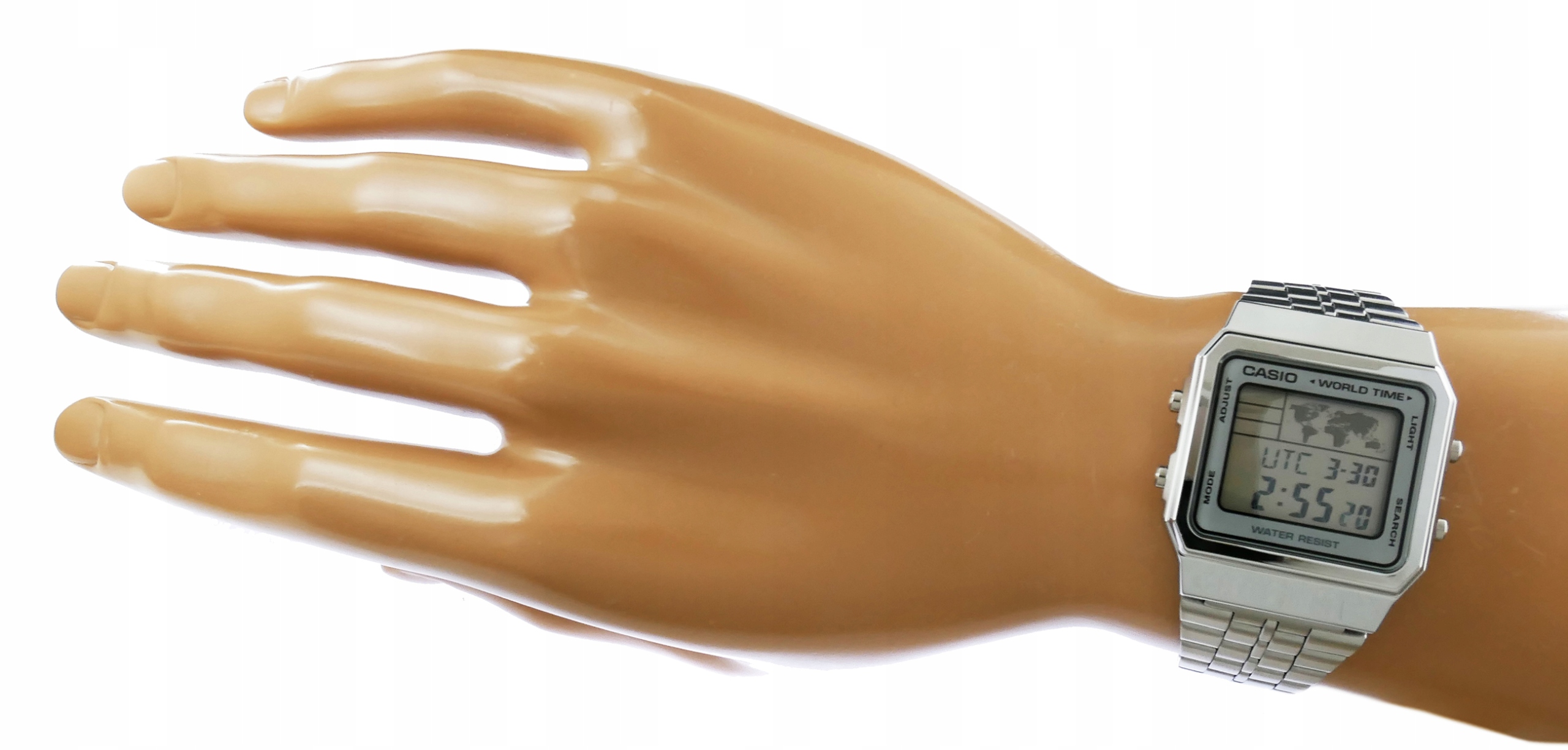 ZEGAREK CASIO RETRO VINTAGE A500WA + PUSZKA Model A500WA-7