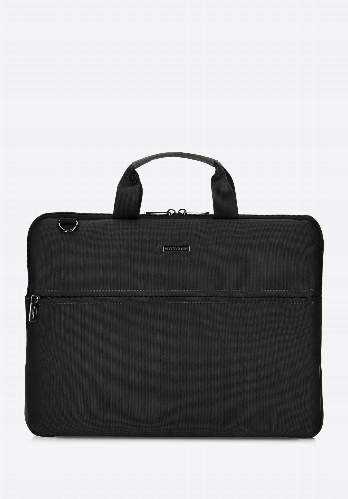 Černé pouzdro na notebook 15,6" Wittchen 99-3P-202-1, praktické přes rameno