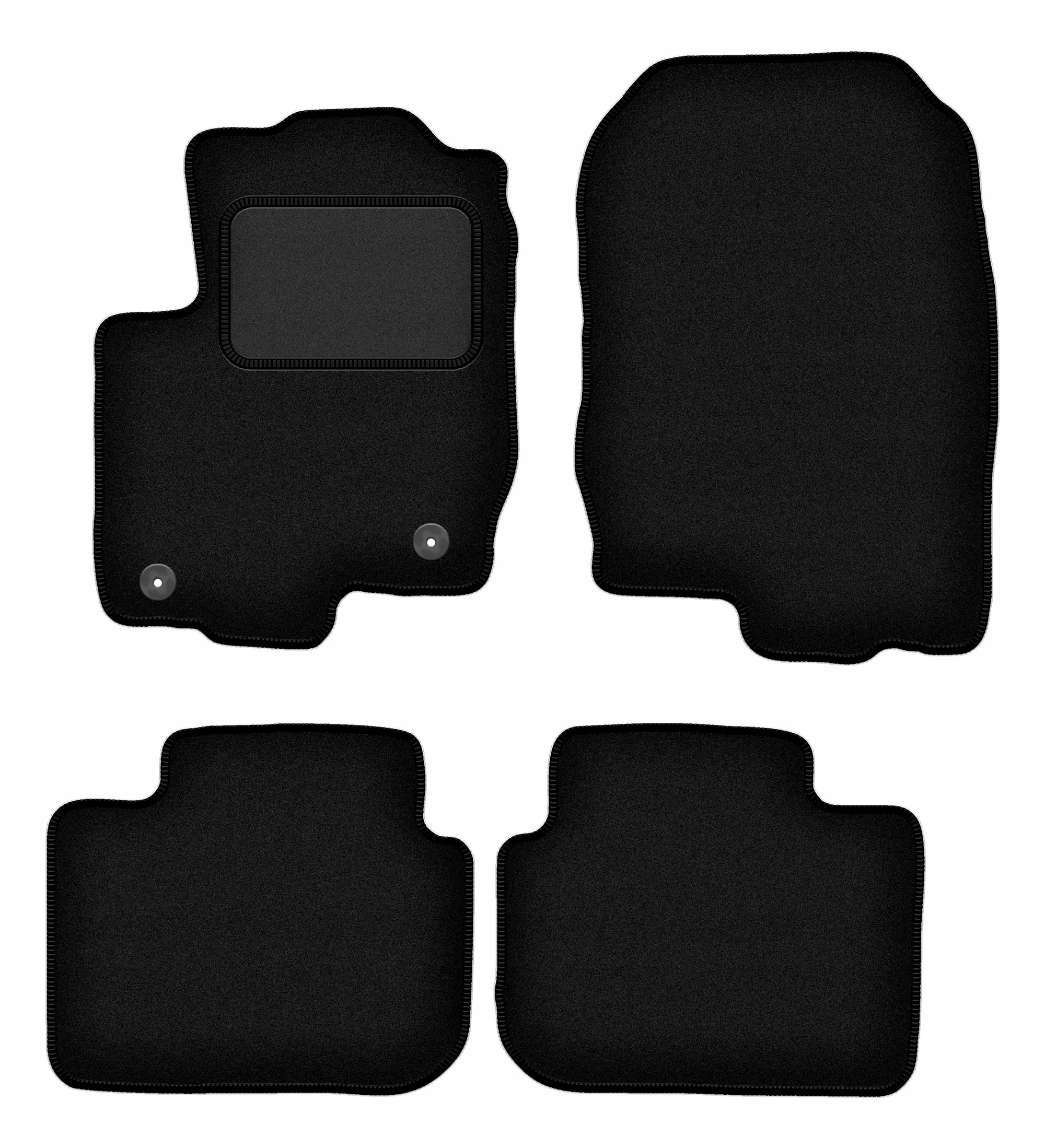 Velurové autokoberce pro: Mitshubishi Colt VI Hb 5D (2004-2008)