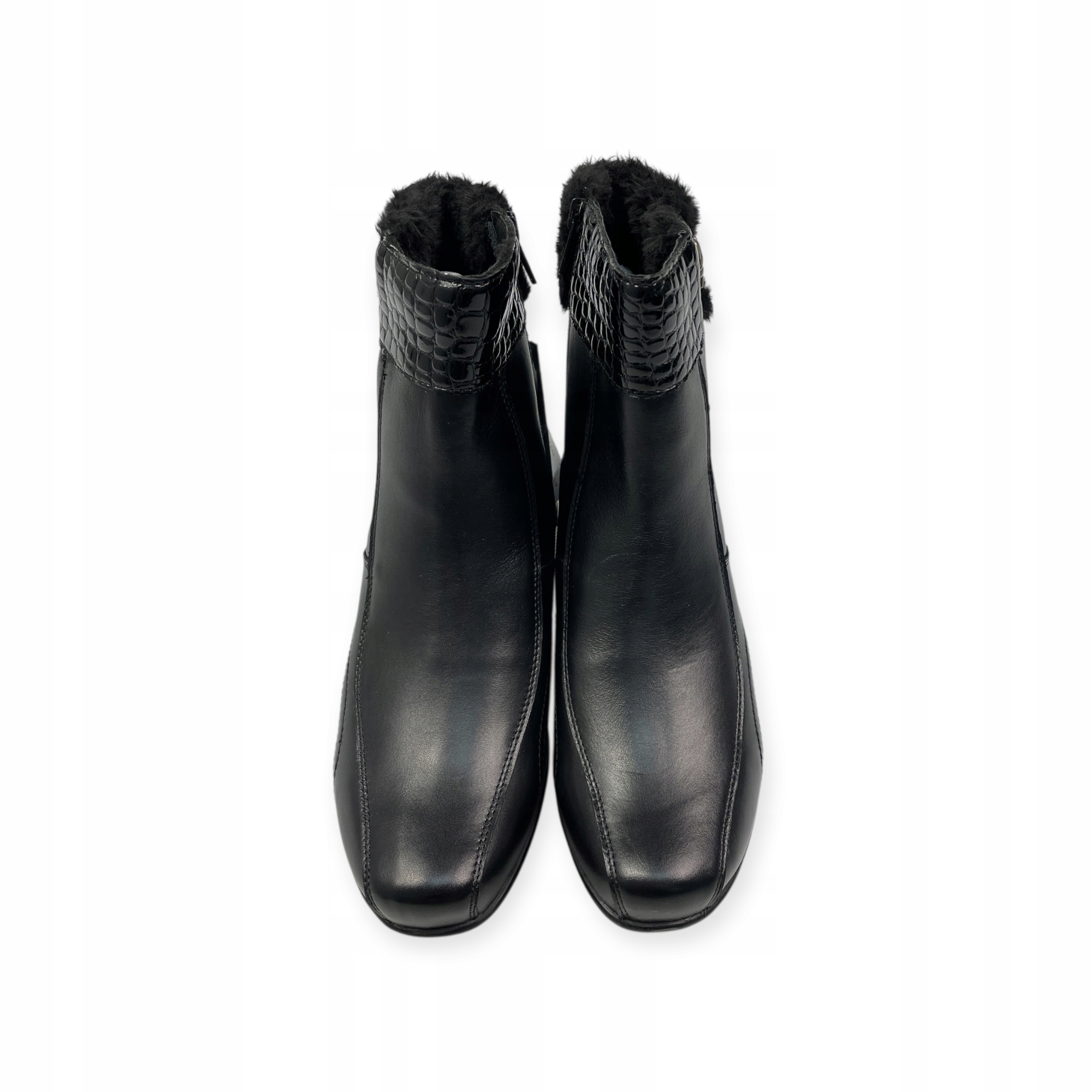 Dámské zateplené kotníkové boty Hoo Poe černé, velikost 42