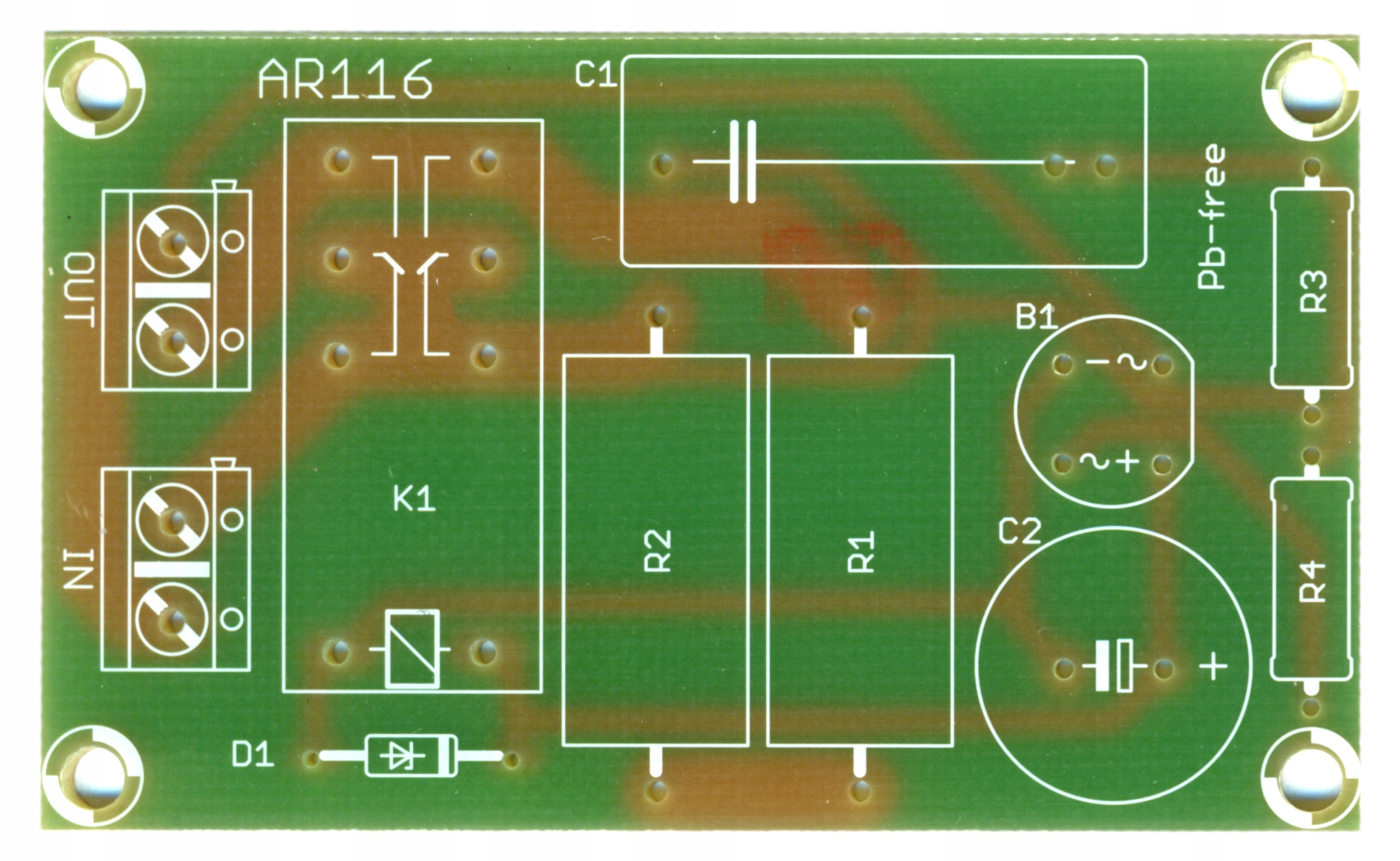 AR116 PCB Softstart do silników, transformatorów - płytka PCB