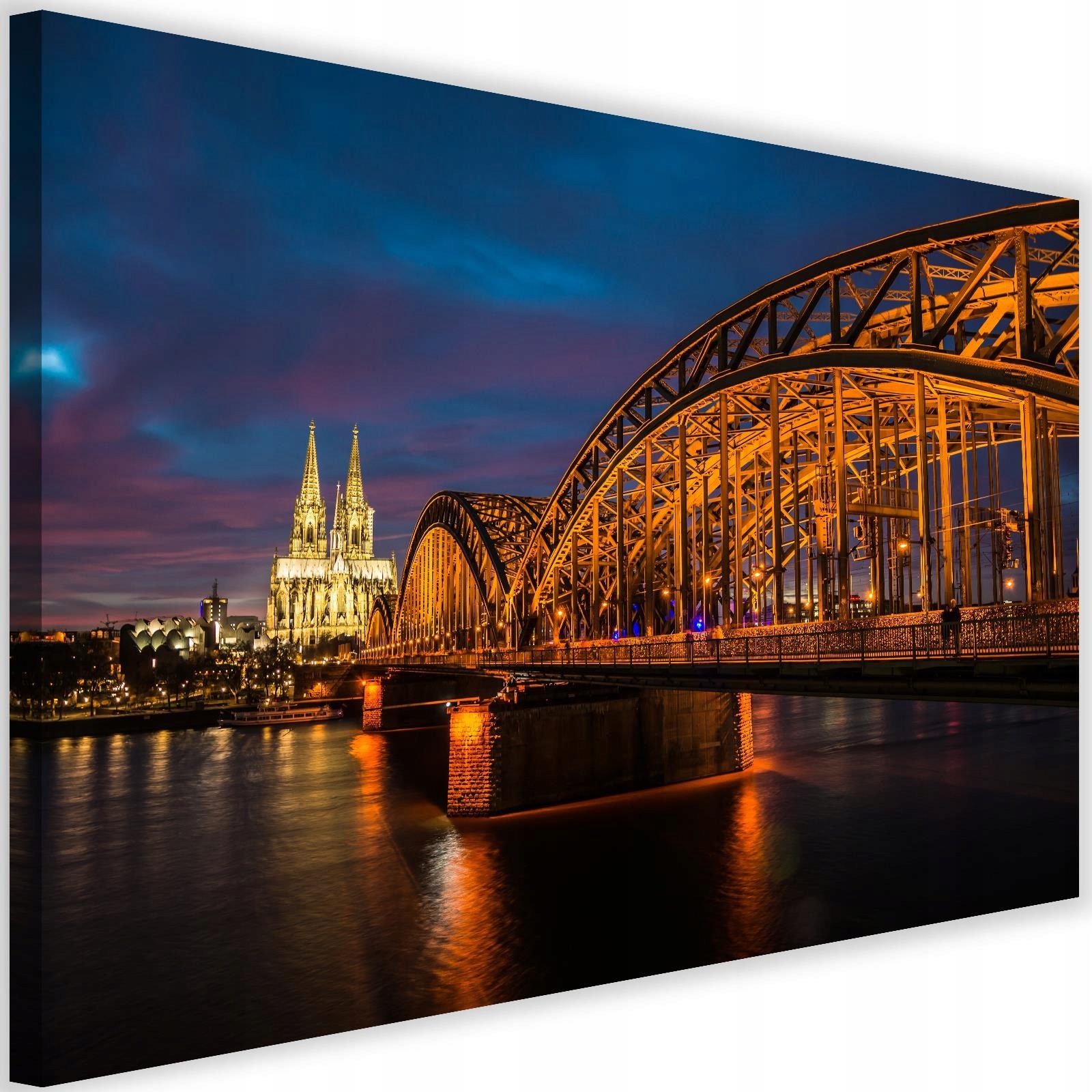 

Miasto Nocą Obraz Do Salonu Na Płótnie 60x40