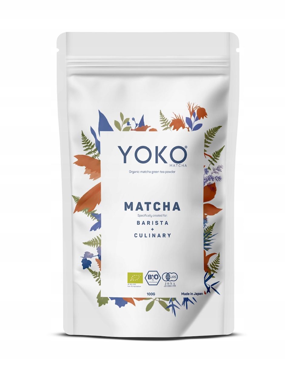 Herbata Zielona Matcha Japońska Barista Kulinarna Bio 100 g Yoko