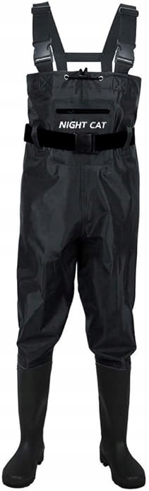 Wodery Night Cat B07L3DYSBS spodnio buty gumowce wędkarskie czarny r. L 46