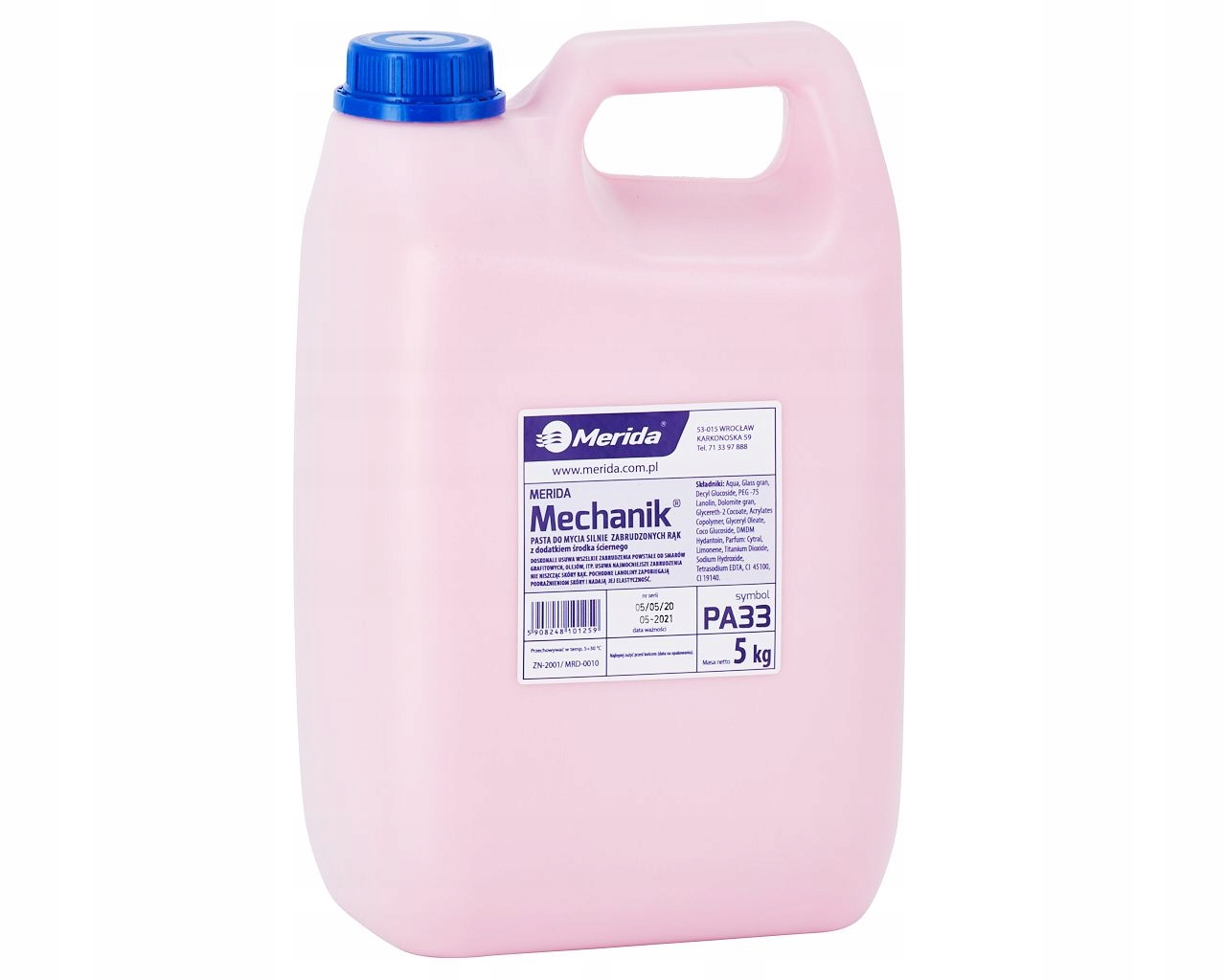 

Merida Pasta Do Mycia Silnie Zabrudzonych Rąk PA33