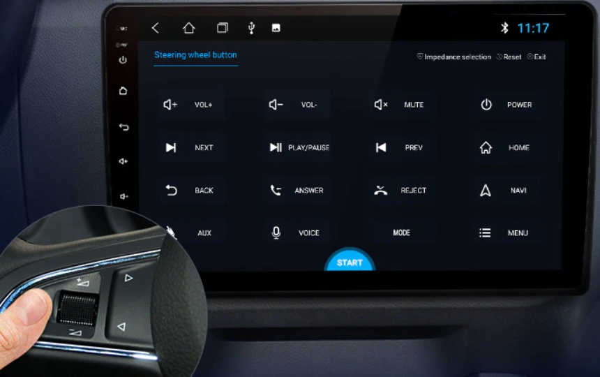 RADIO ANDROID SKODA FABIA 2 2008-2013 8CO 2/32 DSP Radio informacja RDS pasmo AM pasmo FM