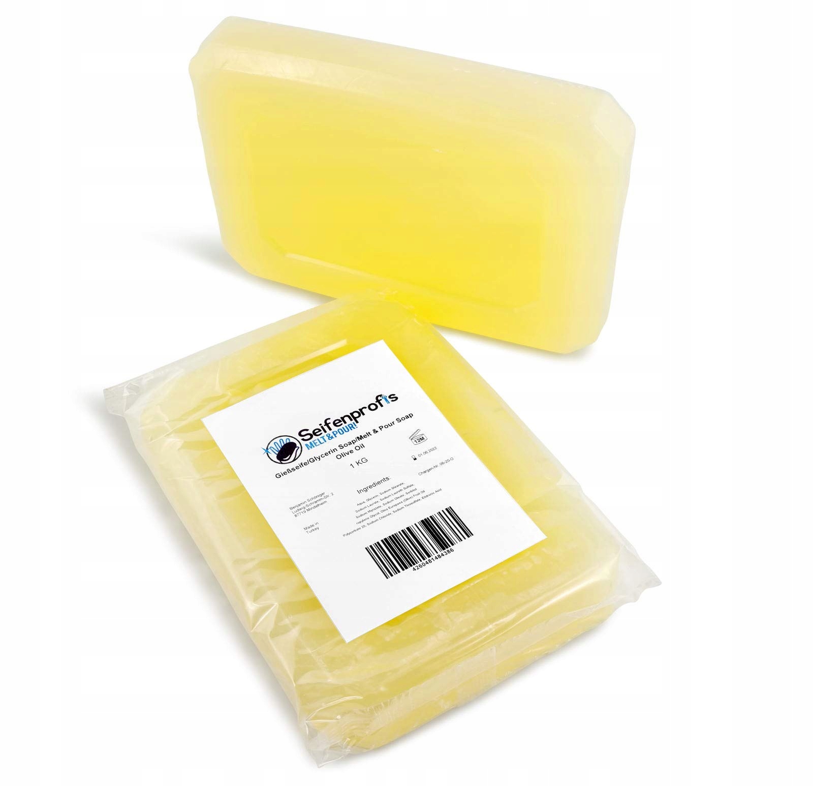 Mýdlo s olivovým olejem 1 kg Seifenprofis Bez Sls Scs Vegan Natural Jemné
