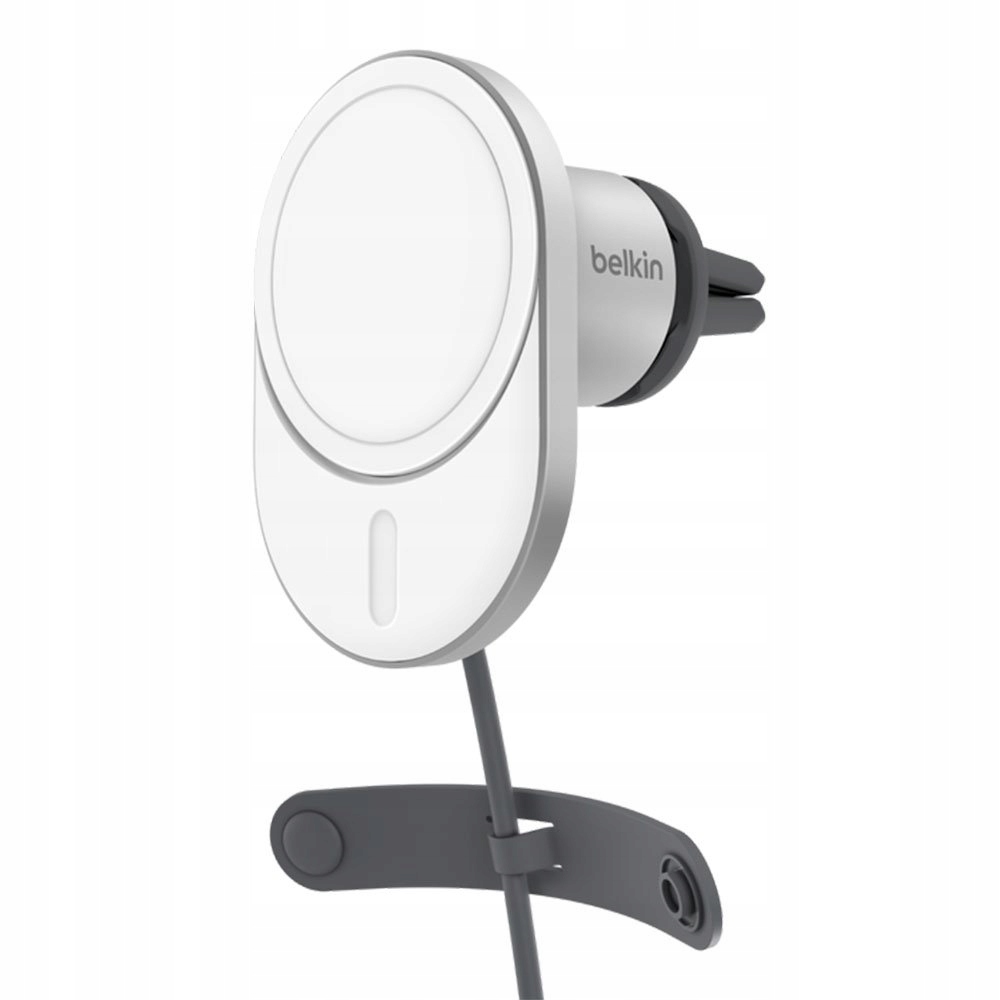 Belkin Boost Charge Pro Magnetic Wireless Car Charger with Qi2 15W Gray…