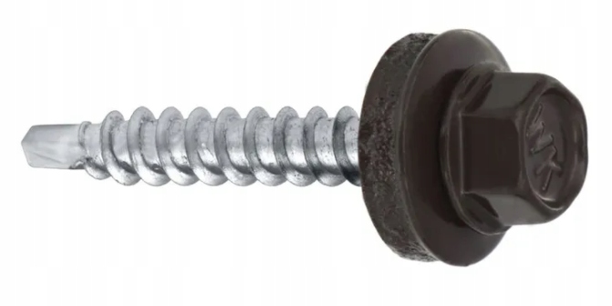 Farmářské vruty 4,8x35 mm Ral 8019 Wiaderko 650 Ks Šroub Met