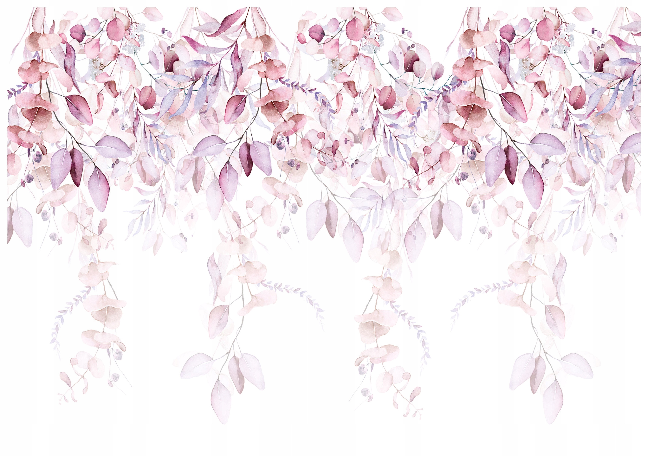 Fototapeta Kvety ružovo-fialové Pastelové vetvičky 368x280 lepidlo