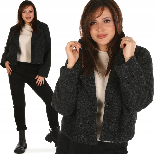 Moda Fresca F712 Krótka Kurteczka żakiecik, podszewka