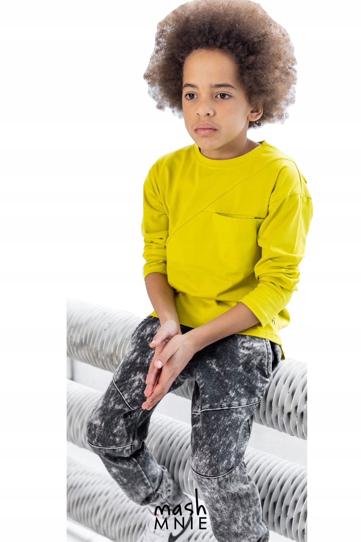 

Bluzka longsleeve limonka Mash Mnie 104/110