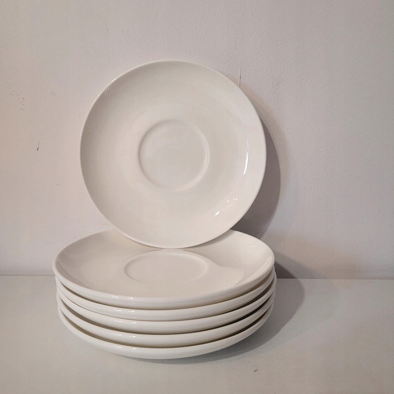 Fine Bone China tanieriky, 6 kusov
