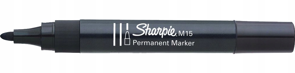 MARKER SHARPIE PERMANENT M15 CZARNY OK (12) 2117