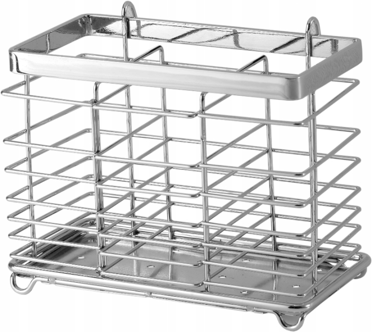 Stojak podstawka na sztućce chrom - CWJ301D AMIX