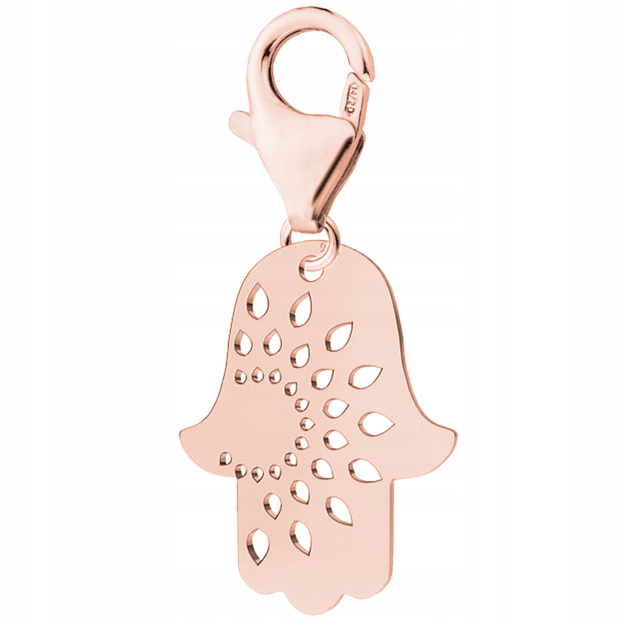 Pozlacený přívěsek s rukou prozřetelnosti očima Dlaň oko Prozřetelnost Stříbro 925