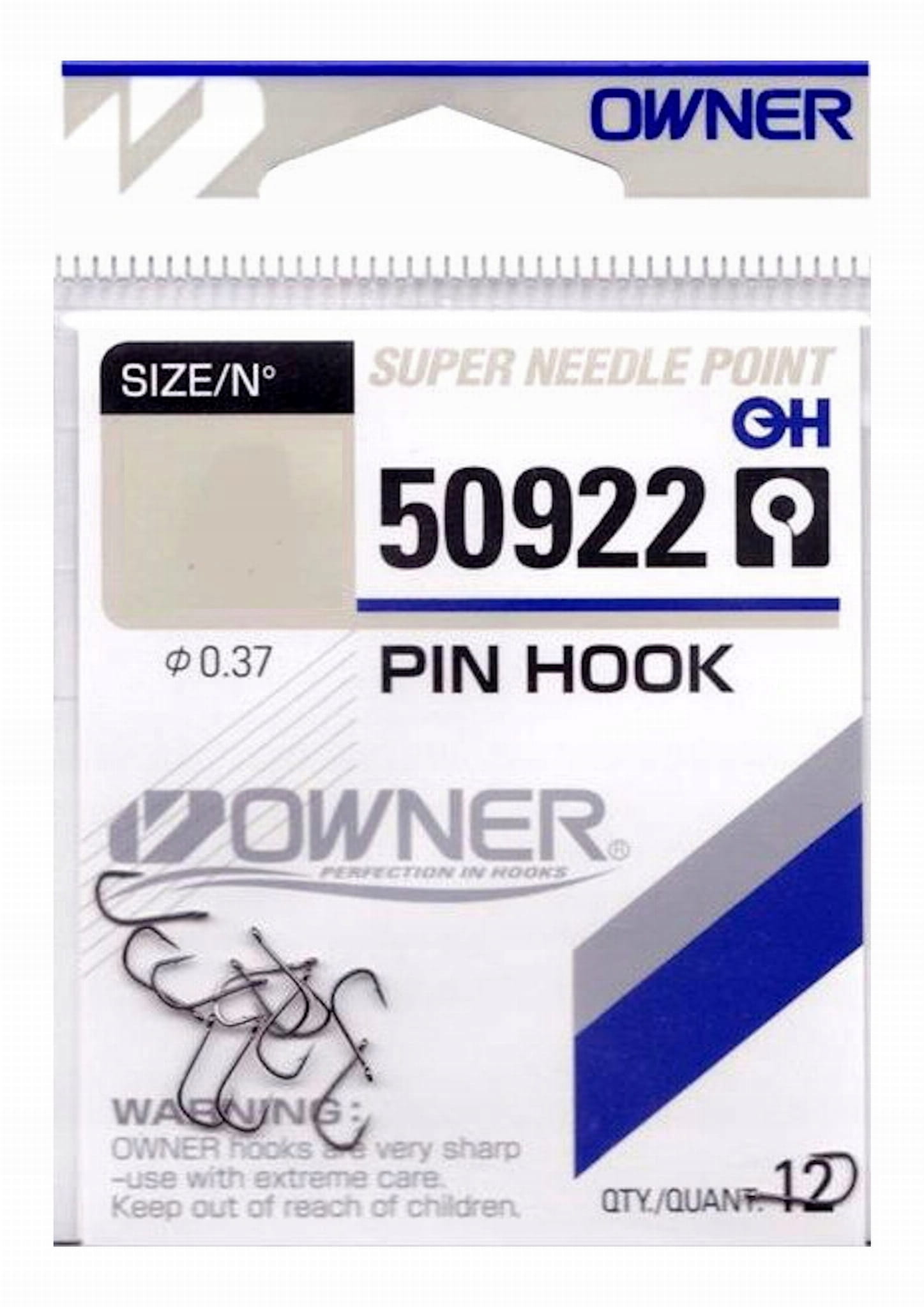 Haczyki Owner 50922 Pin Hook NR16 SZT12