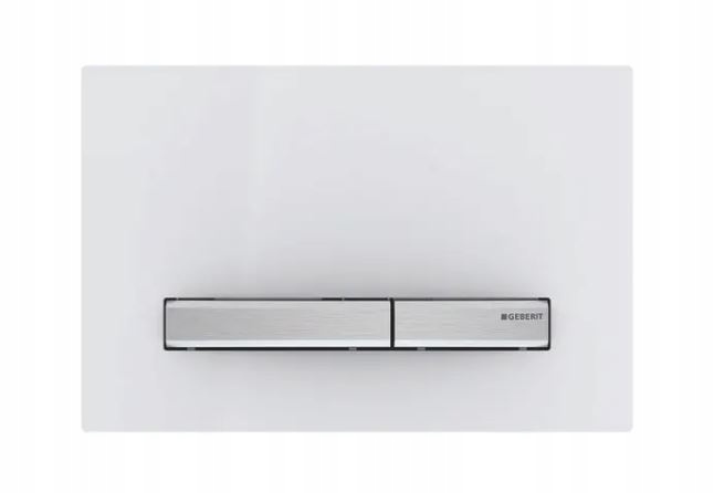Geberit Splachovacie Tlačidlo SIGMA50, Biely Chróm