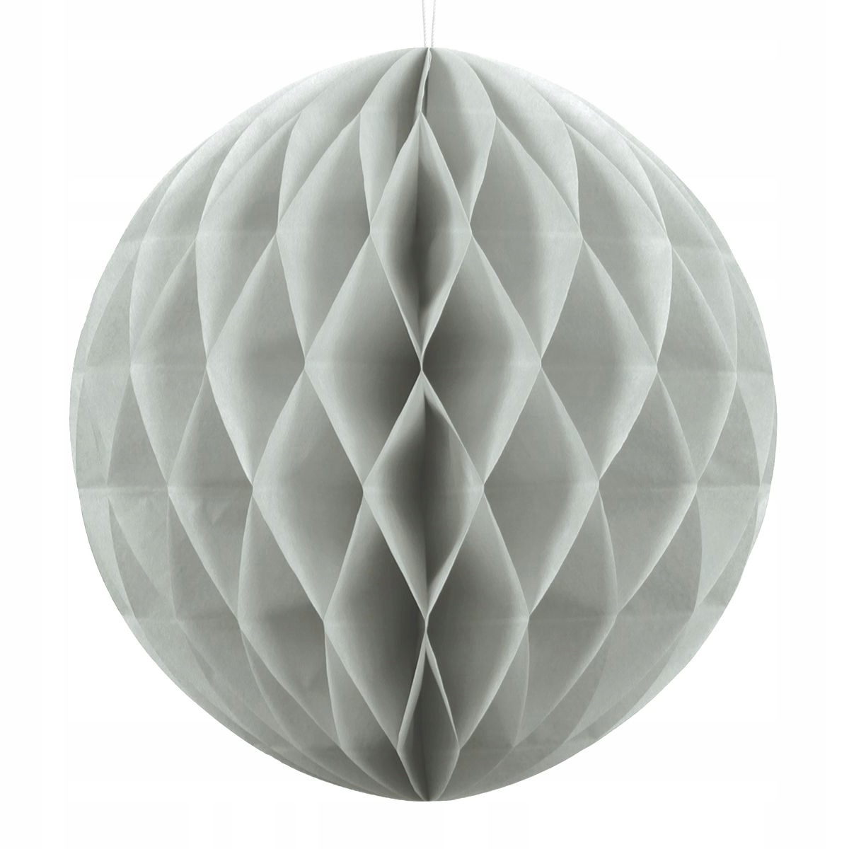 

Kula Bibułowa szara średnia M 20 cm Honeycomb
