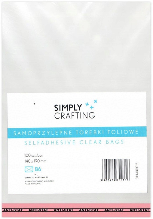 

Torebki foliowe B6 z klejem, foliówki 100 szt.